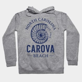 Carova Beach, NC Summertime Vacationing Seashell Hoodie